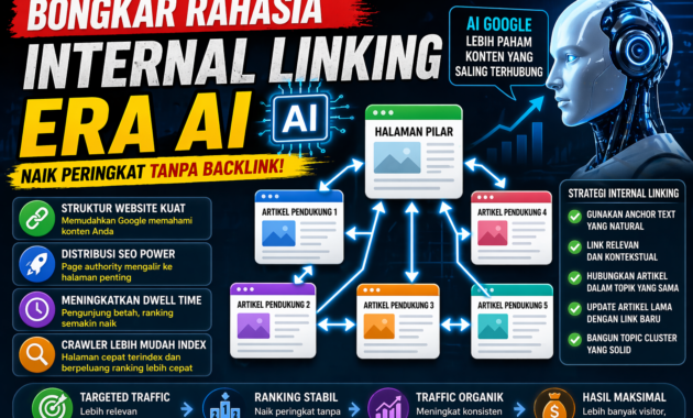 🔴 Bongkar Rahasia Internal Linking Era AI: Naik Peringkat Tanpa Backlink